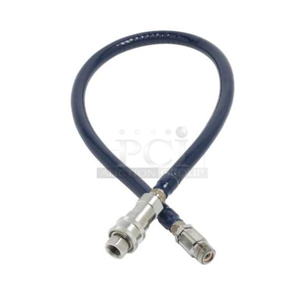 Brand new T&S Safe-T-Link Series 48" quick connect/disconnect water hose, Model HW-4D-48, in pristine condition.