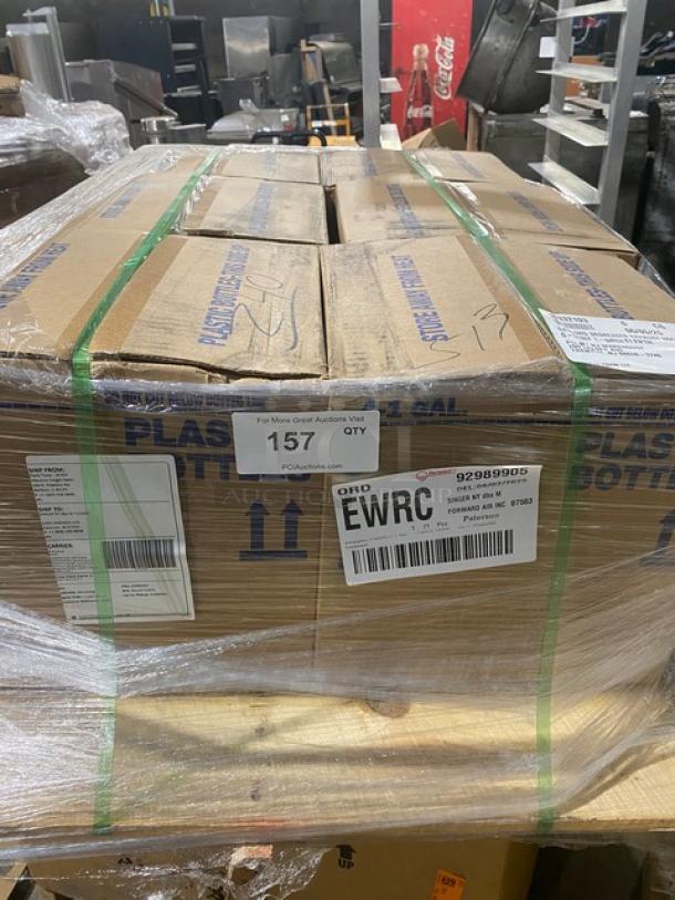 Full pallet of Gaylord GL-G510EF Exhaust Hood System Cleaner, 1-gallon bottles, 4 per case. Brand new, wrapped, labeled.