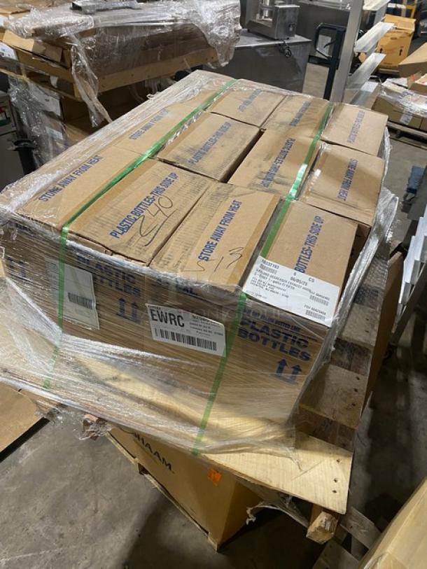 Brand new full pallet of Gaylord GL-G510EF low foam, earth-friendly exhaust hood cleaner, 1-gal bottles, 4 per case.