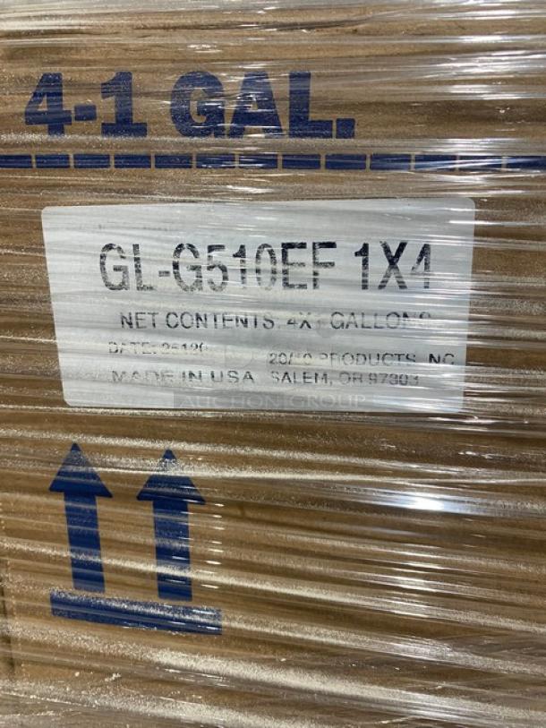 Brand new pallet of Gaylord GL-G510EF 1-gal. exhaust hood cleaner, 4 per case. Low foam, earth-friendly, Salem, OR.