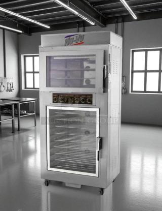 Great Condition - NuVU Model SUB-123 Double Deck Electric Oven Proofer Combo 120/240V, 3 Phase - Tested & Working!