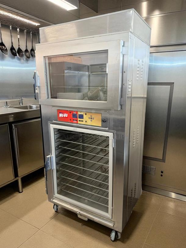 Great Condition - NuVU Model SUB-123 Double Deck Electric Oven Proofer Combo 120/240V, 3 Phase - Tested & Working! - Image 3 of 7