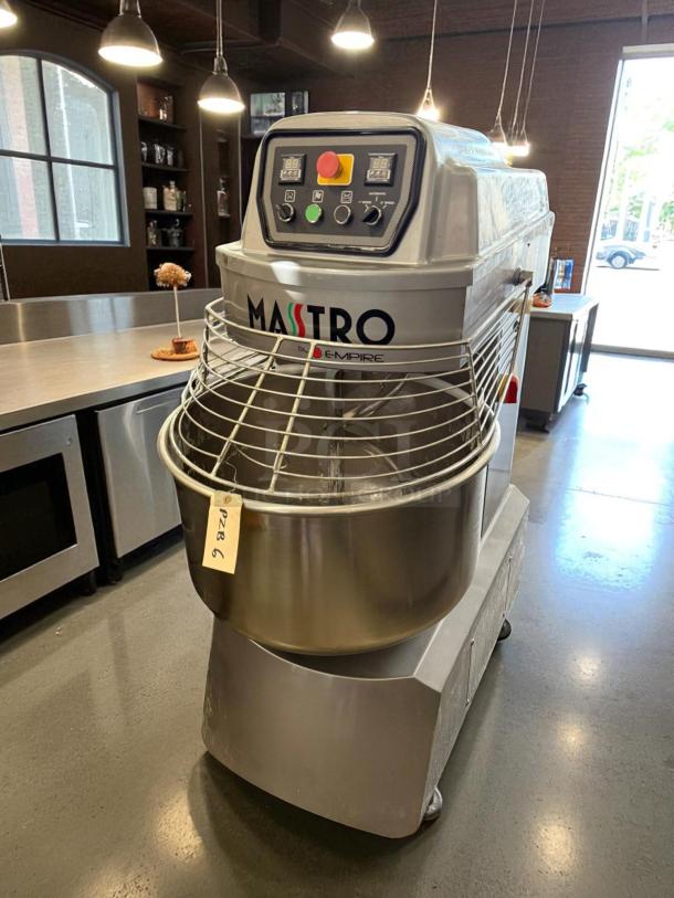 Immaculate Condition - Logiudice Mastro by Empire Model IRIS-060 48-240 qt. Spiral Mixer 208V, 3Ph - Tested & Working - Image 3 of 5