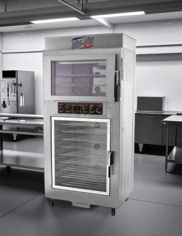 Perfect Condtion -  NuVU Model SUB-123P Double Deck Electric Oven Proofer Combo - 120/240V, 3 Phase - Tested & Working - Image 1 of 7