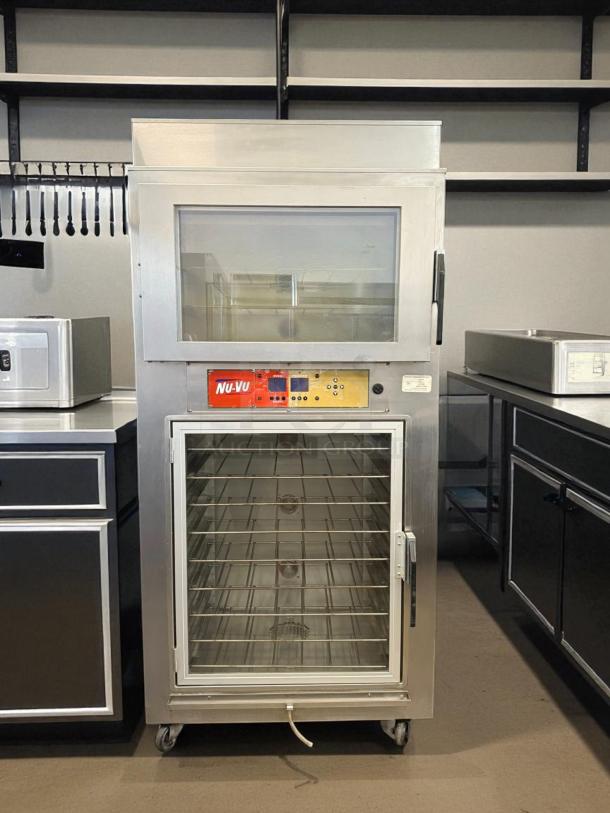 Perfect Condtion -  NuVU Model SUB-123P Double Deck Electric Oven Proofer Combo - 120/240V, 3 Phase - Tested & Working - Image 2 of 7