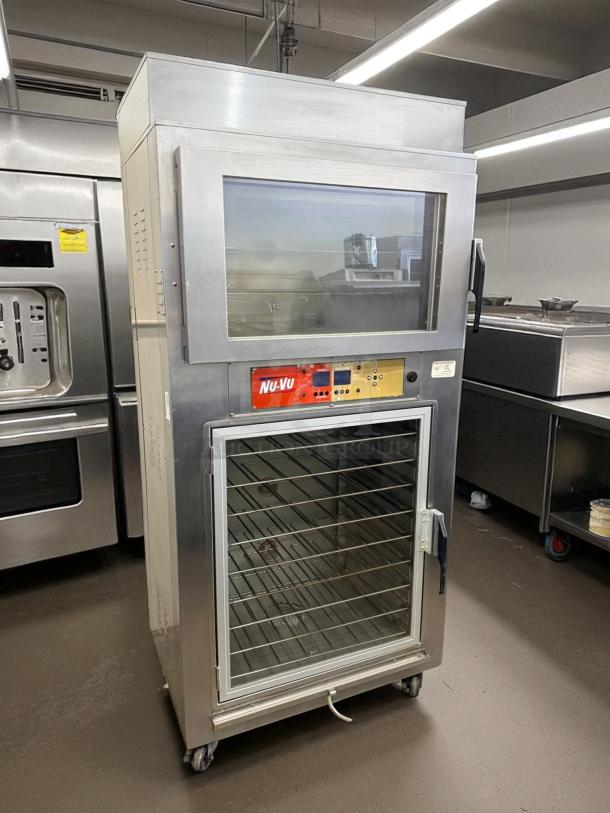Perfect Condtion -  NuVU Model SUB-123P Double Deck Electric Oven Proofer Combo - 120/240V, 3 Phase - Tested & Working - Image 3 of 7