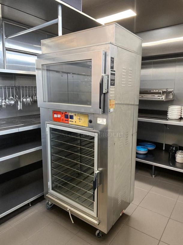 Perfect Condtion -  NuVU Model SUB-123P Double Deck Electric Oven Proofer Combo - 120/240V, 3 Phase - Tested & Working - Image 4 of 7