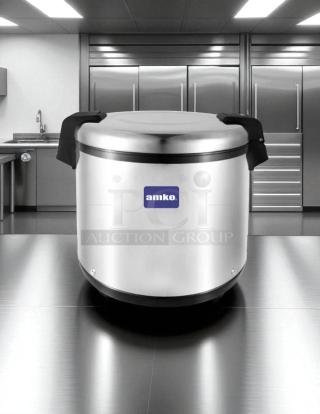 Good Condition - Amko 120 Volt Rice Warmer, 110 Bowls
Model SEJ-22000 -Tested & Working
