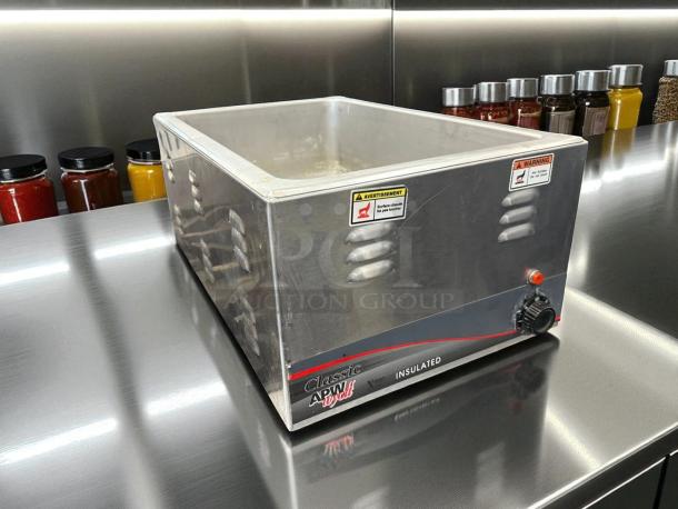 Great Unit - APW Wyott X*Pert Series Food Pan Warmer, Electric, Countertop, 22 W-3VI - Tested & Working - Image 2 of 5
