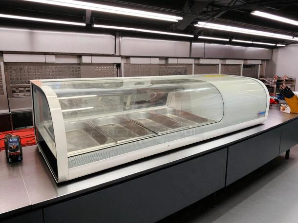 Nice & Clean - Omcan USA 39553 46" Countertop Refrigerated Sushi Display Case, Stainless 115v. - Tested & Working - Image 2 of 4