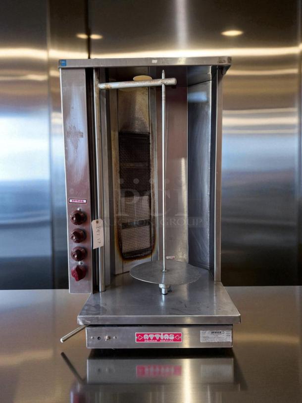 Good Condition - Attias GRY-4 - Gyro & Shawarma Machine - 4 Burners - 1 Spit - Tested & Working - Image 2 of 5