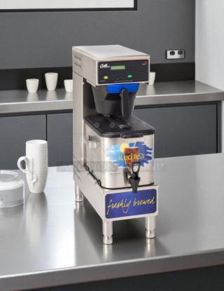 Great Condition - Curtis TBP 3 Gallon Low Profile Universal Tea Brewer with Dispenser - 120V - Tested & Working