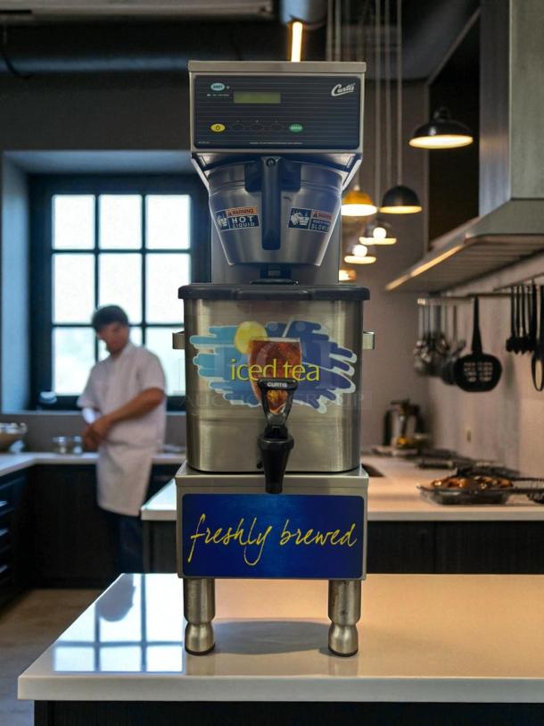 Great Condition - Curtis TBP 3 Gallon Low Profile Universal Tea Brewer with Dispenser - 120V - Tested & Working - Image 3 of 5