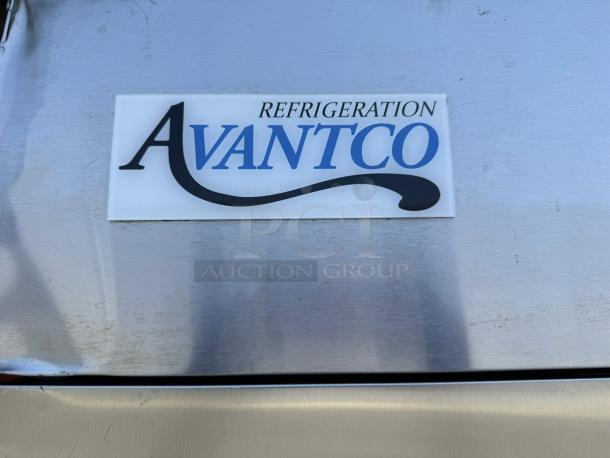 Nice & Clean - Avantco A-19F-HC 29" Solid Door Reach-In Freezer 115v. - Tested & Working - Image 6 of 7