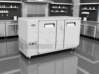 Great Condition - Atosa MBB69GR Atosa Back Bar Cooler Two-section 115v. 1ph. - Tested & Working