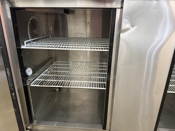 Great Condition - Atosa MBB69GR Atosa Back Bar Cooler Two-section 115v. 1ph. - Tested & Working - Image 6 of 7