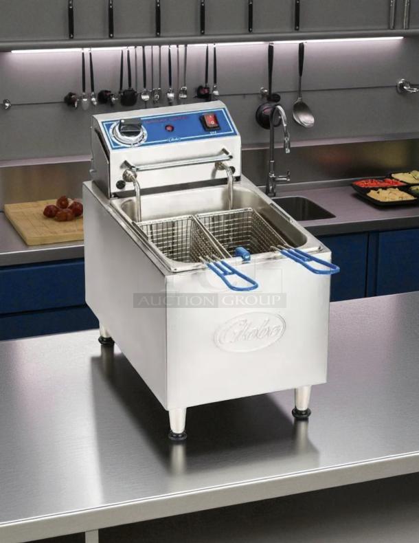 Good Condition - Globe PF10E 10 lb. Electric Countertop Fryer 115V. - Tested & Working - Image 1 of 5