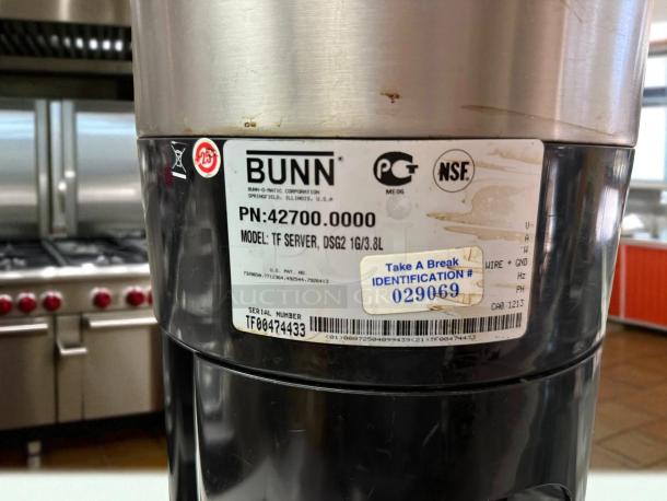 Great Conditions - Bunn 42750.0200 TF 1.5 Gallon Stainless Steel ThermoFresh Server with Digital Sight Gauge - Tested & Working - Image 5 of 5