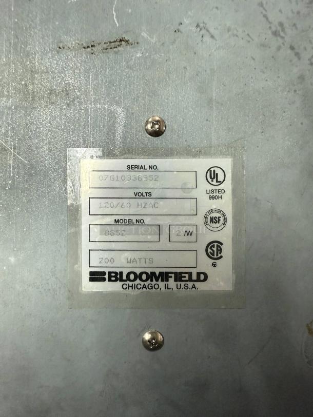 Nice Units - Bloomfield 8852D Double Slim Line Coffee Warmer - 200W, 120V - Tested & Working - Image 5 of 5