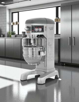 WOW - Hobart HL662-1 Legacy 60-Quart 2-Speed 2.7 HP Commercial Pizza Dough Mixer Without Attachments, 200-240 Volts, 3-phase/1-phase - Tested & Working - Item #1193498