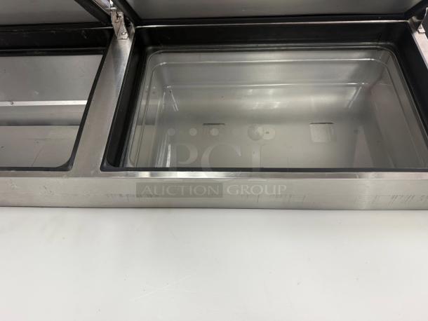 WOW Great buy! - True TPP-AT-67-HC 67" TPPAT Series Pizza Prep Table w/ Refrigerated Base, 115v - Tested & Working - Image 5 of 7