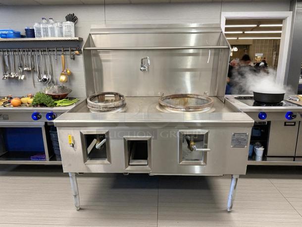 Immaculate Condition - WESTAR RESTAURANT EQUIPMENT, INC. MODEL: C-2 Double Wok Burner Gas Range - Tested & Working - Image 3 of 8