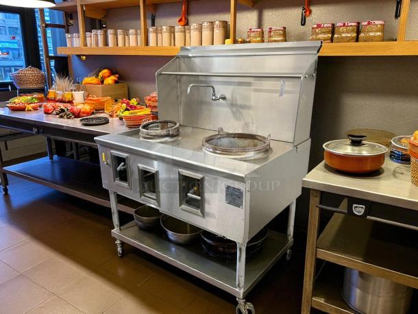 Immaculate Condition - WESTAR RESTAURANT EQUIPMENT, INC. MODEL: C-2 Double Wok Burner Gas Range - Tested & Working - Image 4 of 8