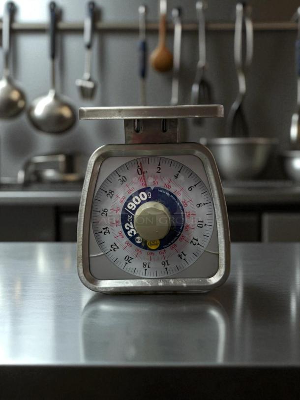 Good Condition - Taylor TS32F Commercial Kitchen Analog Portion Control Scale with Fixed Dial 32 oz. x 1/4 oz. capacity - Tested & Working - Image 3 of 4