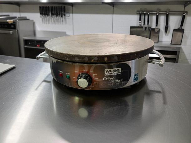 Small & Mighty! - Waring WSC160X 16" Crepe Maker with Heat Resistant Handle 1800W - Tested & Working - Image 4 of 4