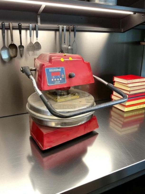 Good Condition - Proluxe Endurance X1 DP1100A 18" Manual Heavy-Duty Pizza Dough Press - 120V, 1500W - Tested & Working - Image 2 of 5