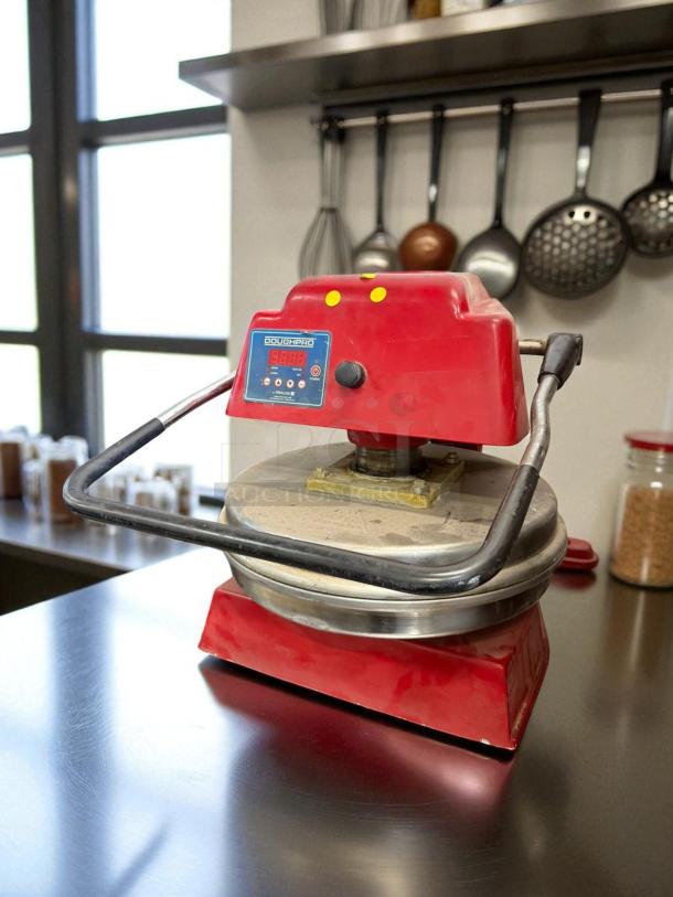 Good Condition - Proluxe Endurance X1 DP1100A 18" Manual Heavy-Duty Pizza Dough Press - 120V, 1500W - Tested & Working - Image 4 of 5