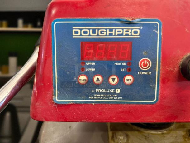 Good Condition - Proluxe Endurance X1 DP1100A 18" Manual Heavy-Duty Pizza Dough Press - 120V, 1500W - Tested & Working - Image 5 of 5