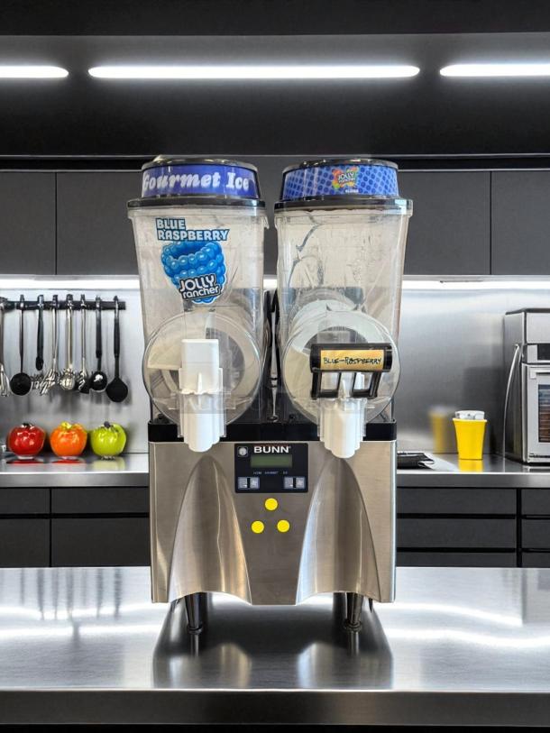 Great Condition - BUNN 34000.0080 ULTRA-2 High Performance Frozen Beverage System with 2 Hoppers, Silver - Tested & Working - Image 3 of 6
