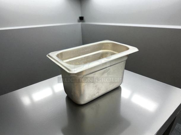 Best Quality Stainless Steel - Carlisle Ninth Size Steam Pan, 6 in. Deep Stainless (607194) - Image 1 of 3