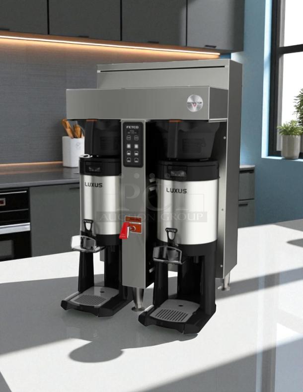 Great Condition - Fetco CBS-1152-V+ Twin Station Coffee Brewer 2x5.0 kW/3x5.0 kW E115252 - Tested & Working - Image 1 of 4