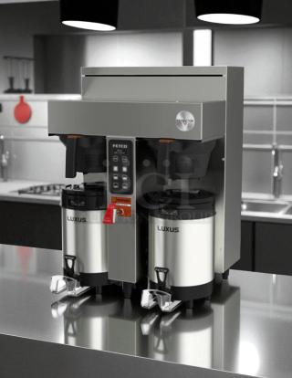 Great Condition - Fetco CBS-1132-V+ Twin Station Coffee Brewer 2x3.0 kW/200-240V E113251 - Tested & Working - Item #1193577