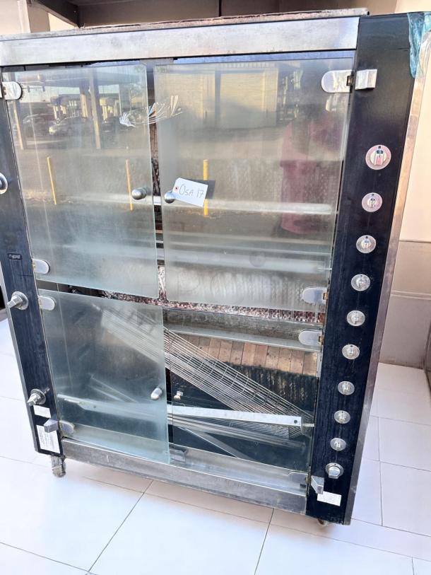 Awesome Condition – 5-Spit Gas Rotisserie Oven – Glass Doors – Commercial Grade – Fully Tested & Working! - Image 2 of 10