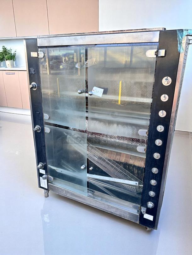 Awesome Condition – 5-Spit Gas Rotisserie Oven – Glass Doors – Commercial Grade – Fully Tested & Working! - Image 3 of 10