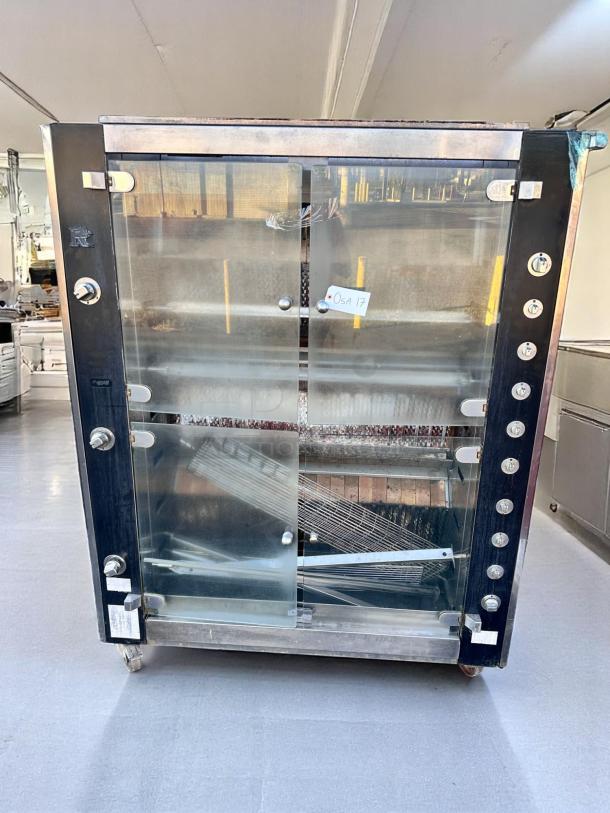 Awesome Condition – 5-Spit Gas Rotisserie Oven – Glass Doors – Commercial Grade – Fully Tested & Working! - Image 4 of 10