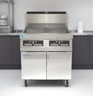 Outstanding Working Condition – Frymaster SCFHD260GNC – Double Tank Gas Fryer – 120V – Fully Tested & Working!
