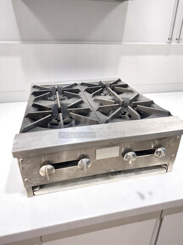 Superb Condition – Stratus 4-Burner Countertop Gas Range –  Natural Gas Fully  –   Tested & Working! - Image 1 of 6