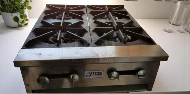 Superb Condition – Stratus 4-Burner Countertop Gas Range –  Natural Gas Fully  –   Tested & Working! - Image 5 of 6