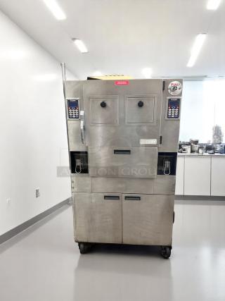 Awesome Condition – AutoFry MTI-40E – Double Basket Fully Enclosed Ventless Fryer – 208V – Fully Tested & Working!