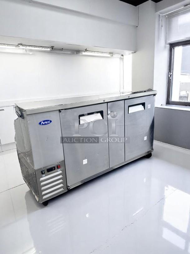 Awesome Condition – Atosa MGF8403 – 3-Door Stainless Steel Back Bar Refrigerator – 115V – Fully Tested & Working! - Image 2 of 5