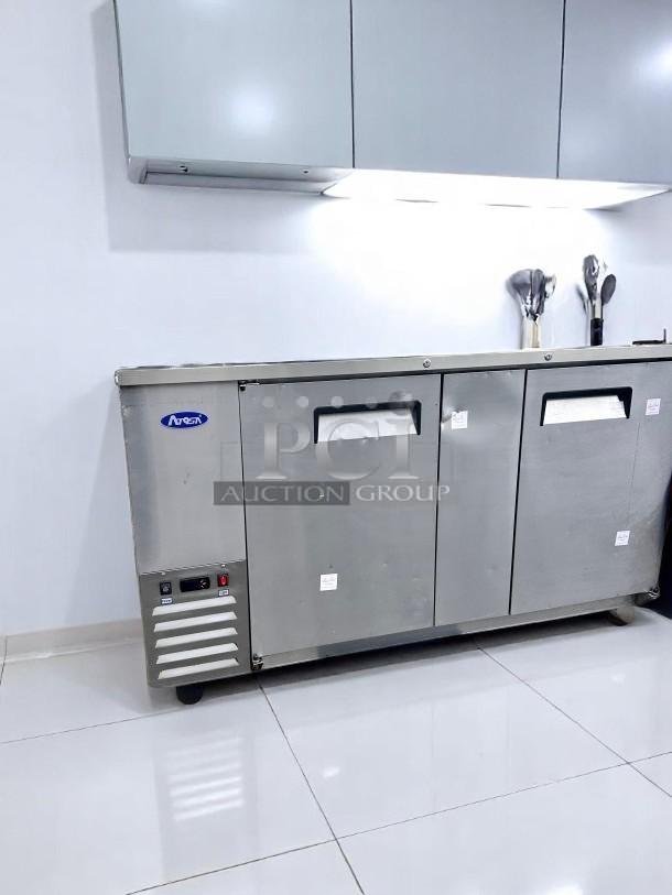Awesome Condition – Atosa MGF8403 – 3-Door Stainless Steel Back Bar Refrigerator – 115V – Fully Tested & Working! - Image 5 of 5