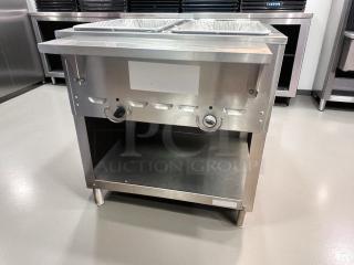 Awesome Condition – Stainless Steel 2-Bay Steam Table – Natural Gas – Fully Tested & Working!