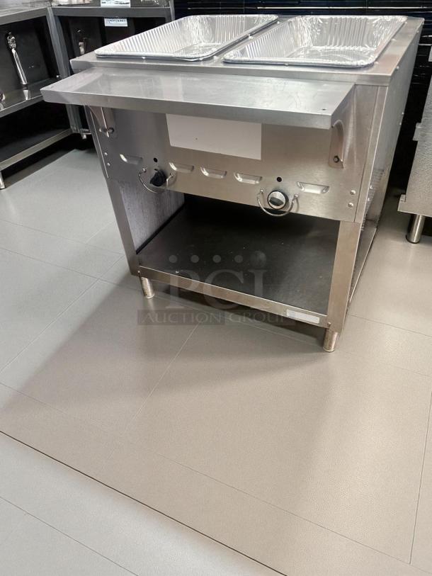 Awesome Condition – Stainless Steel 2-Bay Steam Table – Natural Gas – Fully Tested & Working! - Image 2 of 6
