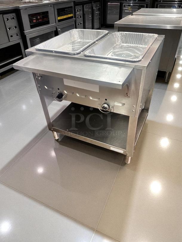 Awesome Condition – Stainless Steel 2-Bay Steam Table – Natural Gas – Fully Tested & Working! - Image 4 of 6