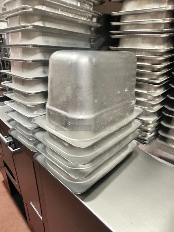 Awesome Condition – Thunder Group STPA8194 – 1/9 Size Steam Table Pans – Stainless Steel – Lot of ~50 Units – NSF Certified! - Image 2 of 3