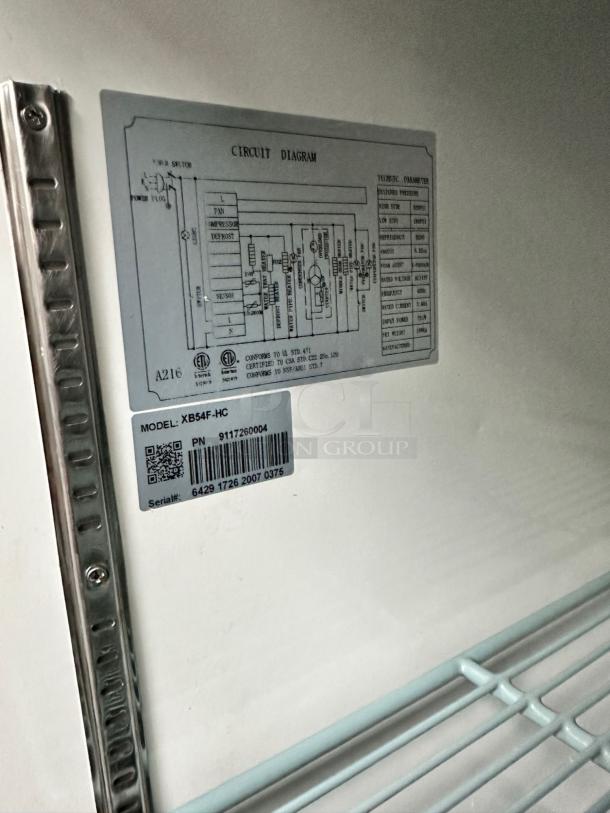 Excellent Condition – Cooler Depot XB54F-HC – Two Door Reach-In Freezer – 115V – Fully Tested & Working! - Image 11 of 11